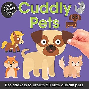 First Sticker Art: Cuddly Pets