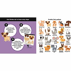 First Sticker Art: Cuddly Pets
