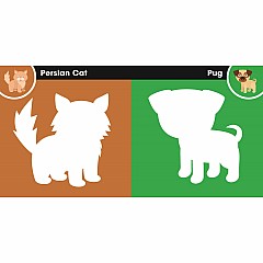 First Sticker Art: Cuddly Pets