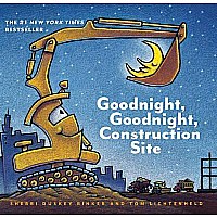 Goodnight, Goodnight Construction Site (Board Book for Toddlers, Childrens Board Book)