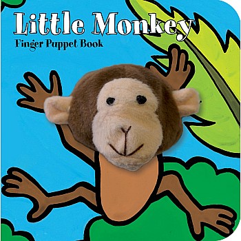 Little Monkey: Finger Puppet Book: (Finger Puppet Book for Toddlers and Babies, Baby Books for First Year, Animal Finger Puppet