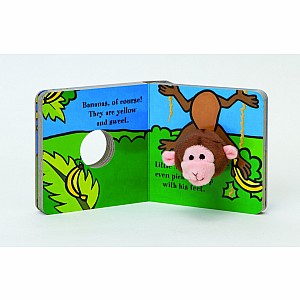 Little Monkey: Finger Puppet Book: (Finger Puppet Book for Toddlers and Babies, Baby Books for First Year, Animal Finger Puppet