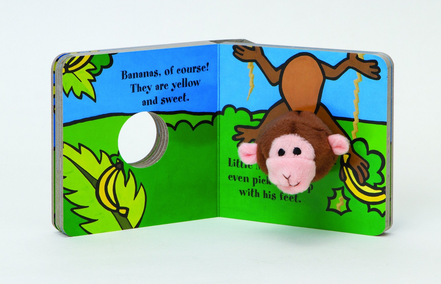 Little Monkey: Finger Puppet Book: (Finger Puppet Book for Toddlers and Babies, Baby Books for First Year, Animal Finger Puppet