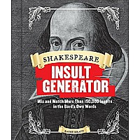 Shakespeare Insult Generator: Mix and Match More than 150,000 Insults in the Bard's Own Words 
