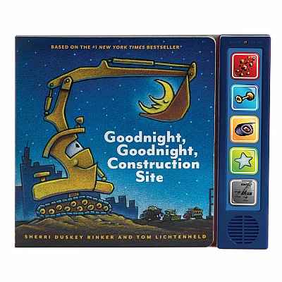Goodnight  Goodnight Construction Site Sound Book: (Construction Books for Kids, Books with Sound for Toddlers, Children's Truc