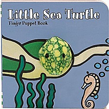 Little Sea Turtle: Finger Puppet Book: (Finger Puppet Book for Toddlers and Babies, Baby Books for First Year, Animal Finger Pu