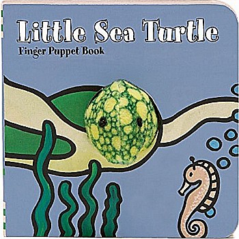 Little Sea Turtle: Finger Puppet Book: (Finger Puppet Book for Toddlers and Babies, Baby Books for First Year, Animal Finger Pu