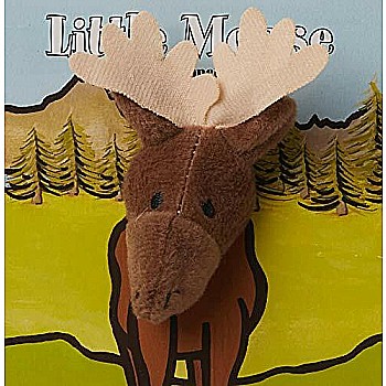 Little Moose: Finger Puppet Book: (Finger Puppet Book for Toddlers and Babies, Baby Books for First Year, Animal Finger Puppets)