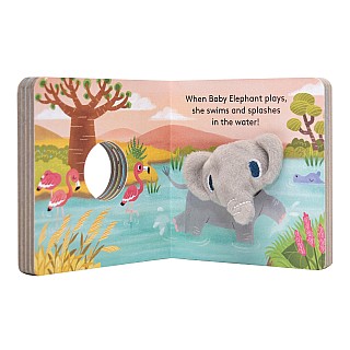 Baby Elephant: Finger Puppet Book: (Finger Puppet Book for Toddlers and Babies, Baby Books for First Year, Animal Finger Puppet