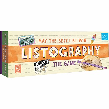 Listography: The Game: May the Best List Win! (Board Games, Games for Adults, Adult Board Games)