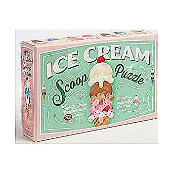 Ice Cream Scoop Puzzle: Countless Sweet Creations with 32 Flavors