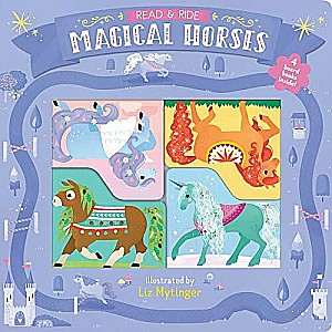 Read & Ride: Magical Horses: 4 board books inside! (Toddler Board Books, Unicorn Books, Kids Horse Books)