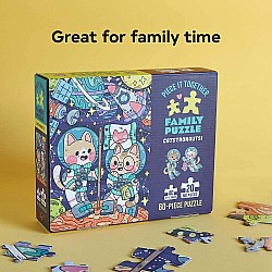 Chronicle "Piece It Together: Catstronauts!" (60 pc Family Puzzle)