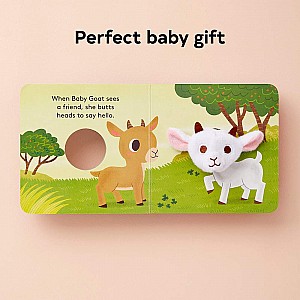 Baby Goat: Finger Puppet Book: (Best Baby Book for Newborns, Board Book with Plush Animal)