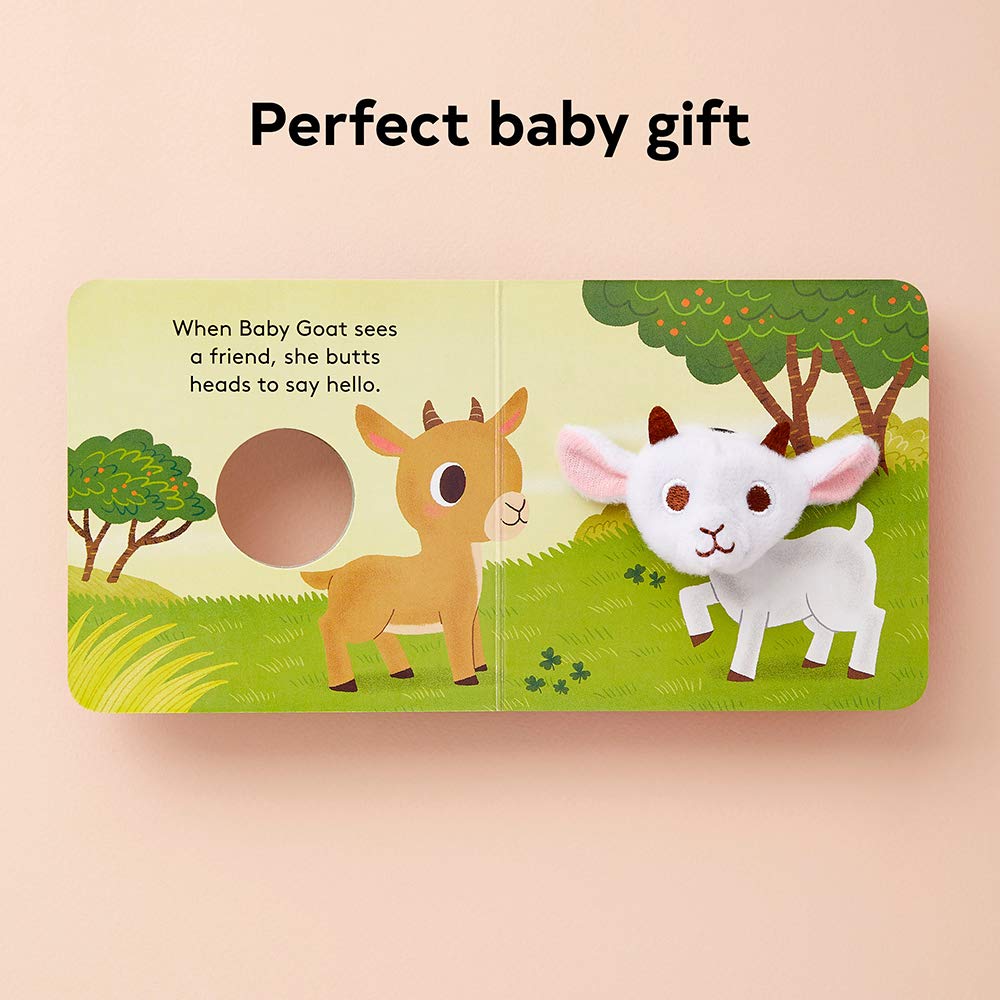 Baby Goat: Finger Puppet Book: (Best Baby Book for Newborns, Board Book  with Plush Animal) - Imagine That Toys