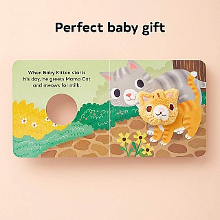 Baby Kitten: Finger Puppet Book: (Board Book with Plush Baby Cat, Best Baby Book for Newborns)