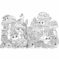 A Million Kittens: Adorable Felines to Color