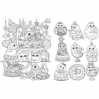 A Million Kittens: Adorable Felines to Color