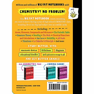 Everything You Need to Ace Chemistry in One Big Fat Notebook