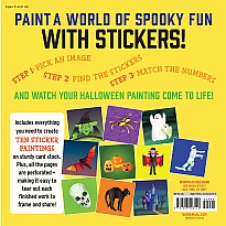 Paint by Sticker Kids: Halloween: Create 10 Pictures One Sticker at a Time! Includes Glow-in-the-Dark Stickers