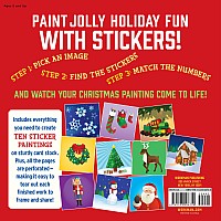 Paint by Sticker Kids: Christmas: Create 10 Pictures One Sticker at a Time! Includes Glitter Stickers