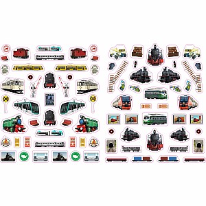 Eyelike Stickers: Trains