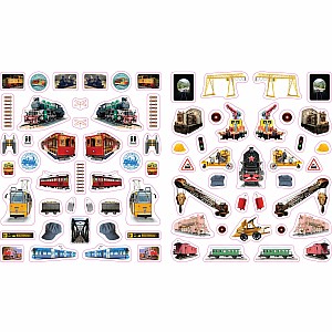 Eyelike Stickers: Trains