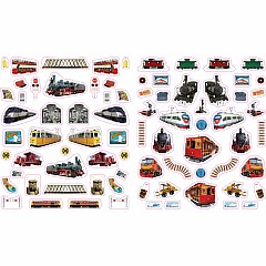 Eyelike Stickers: Trains