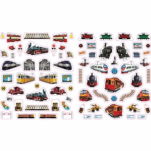 Eyelike Stickers: Trains