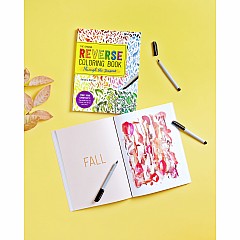 The Reverse Coloring Book™: Through the Seasons: The Book Has the Colors, You Make the Lines