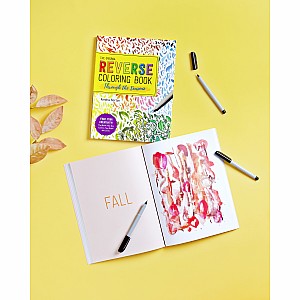 The Reverse Coloring Book™: Through the Seasons: The Book Has the Colors, You Make the Lines