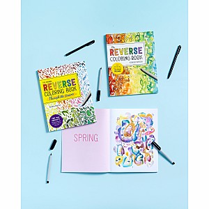The Reverse Coloring Book™: Through the Seasons: The Book Has the Colors, You Make the Lines