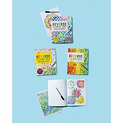 The Reverse Coloring Book™: Through the Seasons: The Book Has the Colors, You Make the Lines
