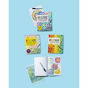 The Reverse Coloring Book™: Through the Seasons: The Book Has the Colors, You Make the Lines