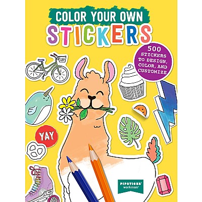 Color Your Own Stickers: 500 Stickers to Design, Color, and Customize