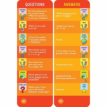 Brain Quest 2nd Grade Smart Cards Revised 5th Edition