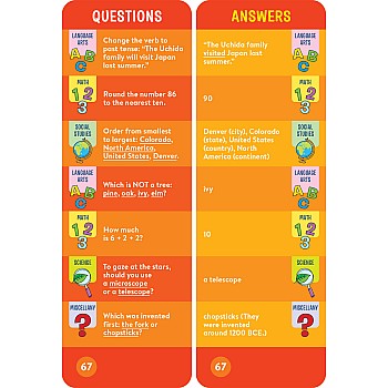 Brain Quest 2nd Grade Smart Cards Revised 5th Edition