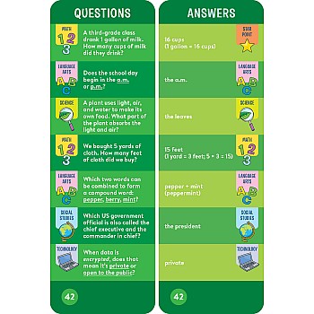 Brain Quest 3rd Grade Smart Cards Revised 5th Edition