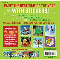 Paint by Sticker Kids: Holly Jolly Christmas: Create 10 Pictures One Sticker at a Time! Includes Glitter Stickers