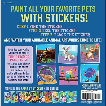 Paint by Sticker Kids: Pets