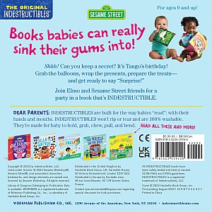 Indestructibles: Sesame Street: Elmo Says Surprise!: Chew Proof · Rip Proof · Nontoxic · 100% Washable (Book for Babies, Newbor