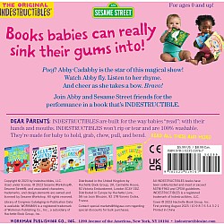 Indestructibles: Sesame Street: Starring Abby Cadabby!: Chew Proof · Rip Proof · Nontoxic · 100% Washable (Book for Babies, New