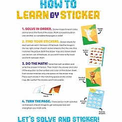 Learn by Sticker: Addition and Subtraction: Use Math to Create 10 Baby Animals!