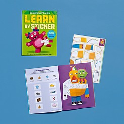 Learn by Sticker: Beginning Phonics: Use Phonics to Create 10 Friendly Monsters!
