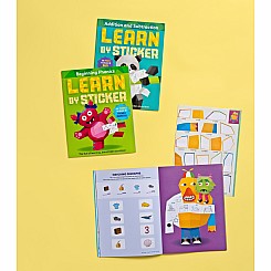 Learn by Sticker: Beginning Phonics: Use Phonics to Create 10 Friendly Monsters!