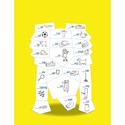 Learn by Sticker: Beginning Phonics: Use Phonics to Create 10 Friendly Monsters!