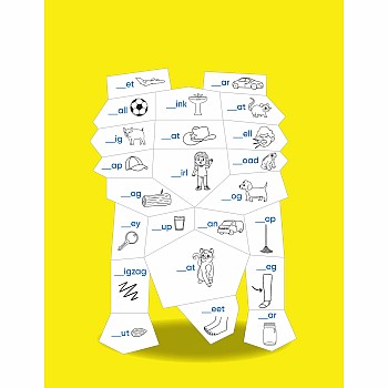 Learn by Sticker: Beginning Phonics: Use Phonics to Create 10 Friendly Monsters!