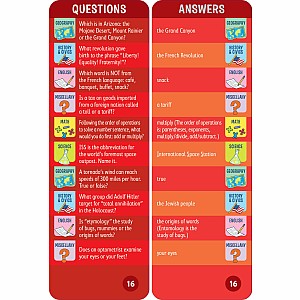 Brain Quest 6th Grade Smart Cards Revised 4th Edition