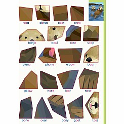 Learn by Sticker: More Phonics: Use Phonics to Create 10 Sea Animals!