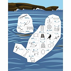 Learn by Sticker: More Phonics: Use Phonics to Create 10 Sea Animals!